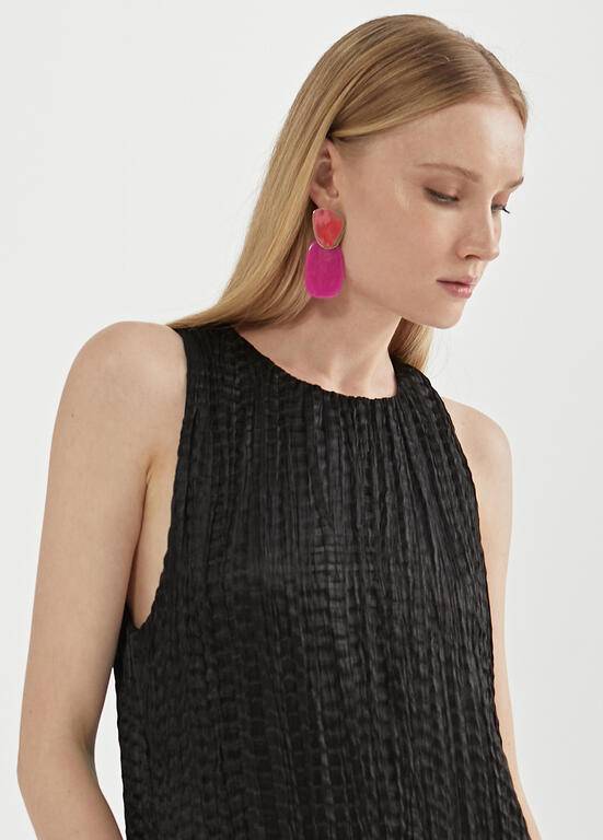 VESTIDO MAITE MIDI ENRUGADO - Carla Valente