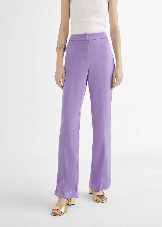CALÇA MAITE FLATE C/COSTURA CENTRAL - Carla Valente