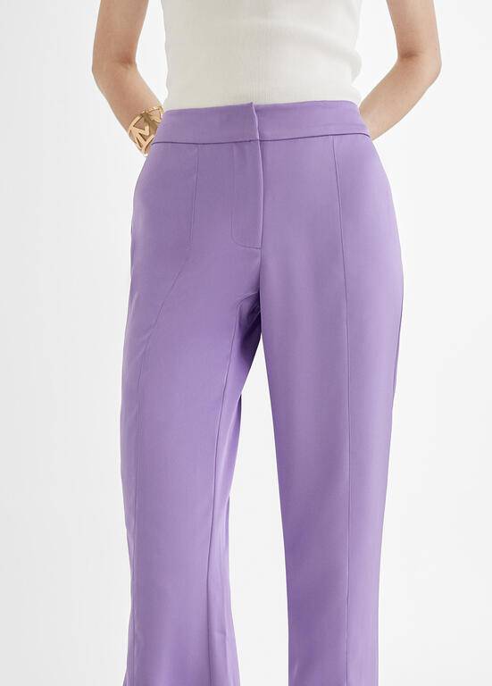 CALÇA MAITE FLATE C/COSTURA CENTRAL - Carla Valente