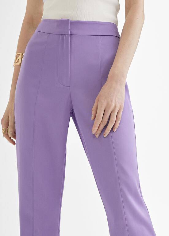 CALÇA MAITE FLATE C/COSTURA CENTRAL - Carla Valente