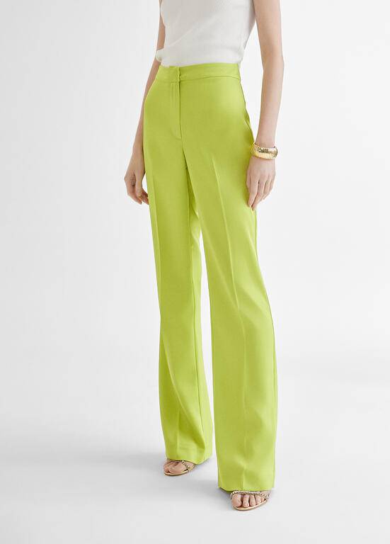 CALÇA MAITE FLATE C/COSTURA CENTRAL - Carla Valente