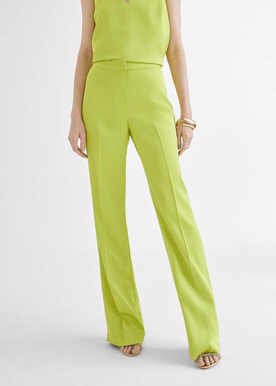 CALÇA MAITE FLATE C/COSTURA CENTRAL - Carla Valente