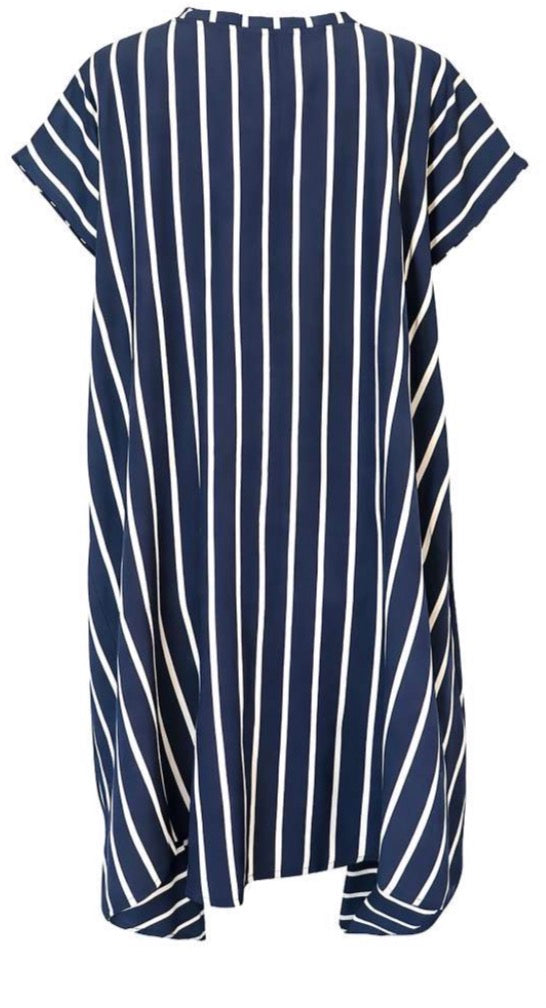 VESTIDO VDR OVERSIZE FLUÍDO AS RISCAS - Carla Valente