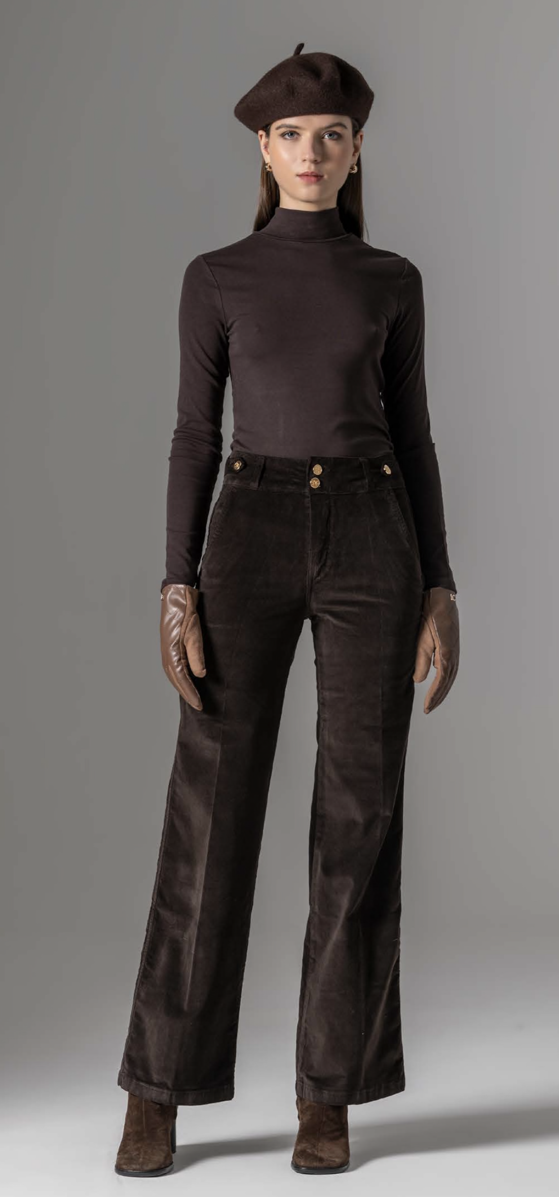 PANTALONA LIBERJEANS ELISA EM VELUDO - Carla Valente