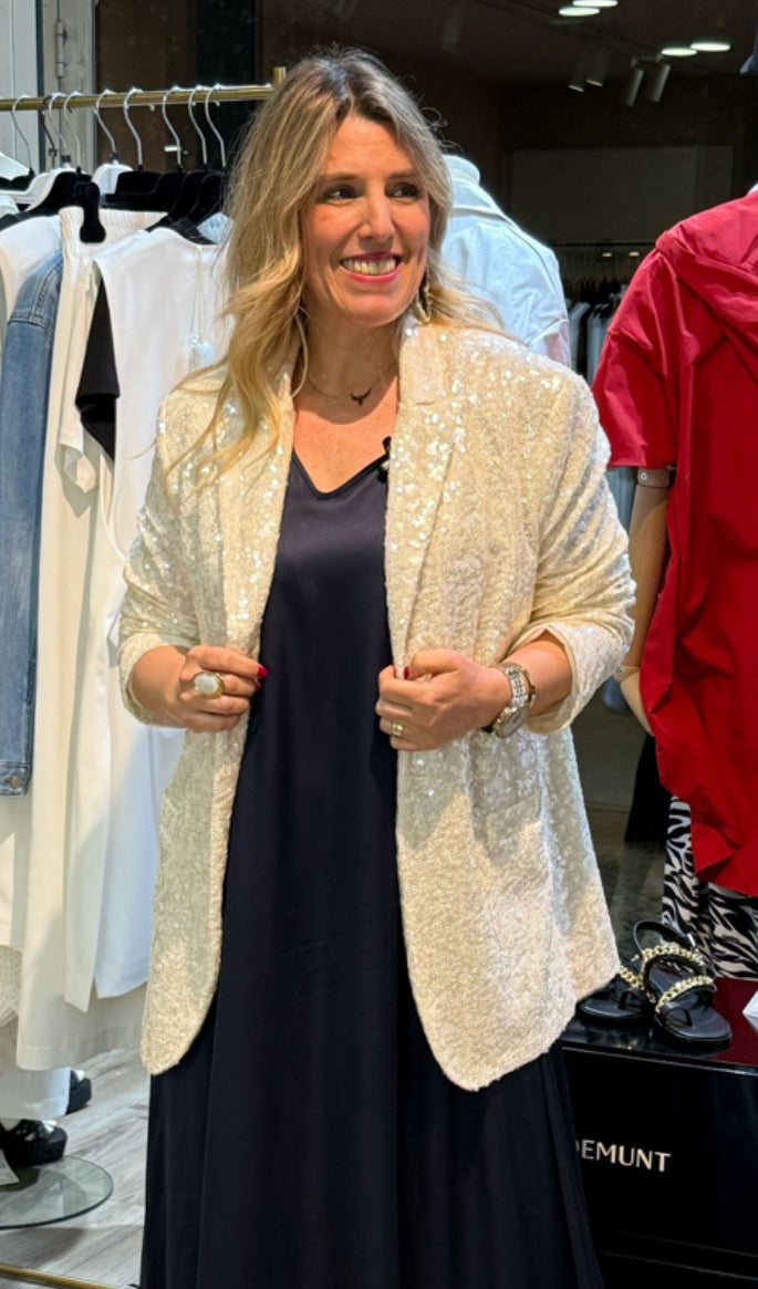 BLAZER PLEASE LANTEJOULAS - Carla Valente