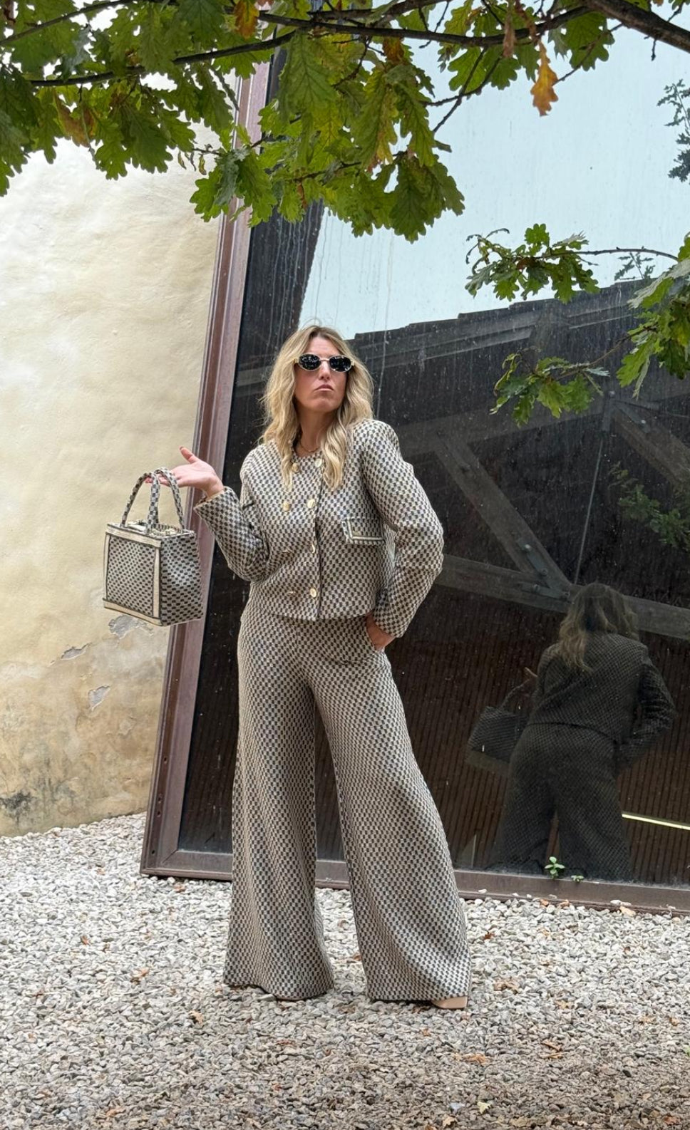 PANTALONA PHO FIRENZE DE MALHA WIDE LEG - Carla Valente