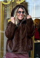 CASACO ROSY FAKE FUR COM CARAPUÇO - Carla Valente