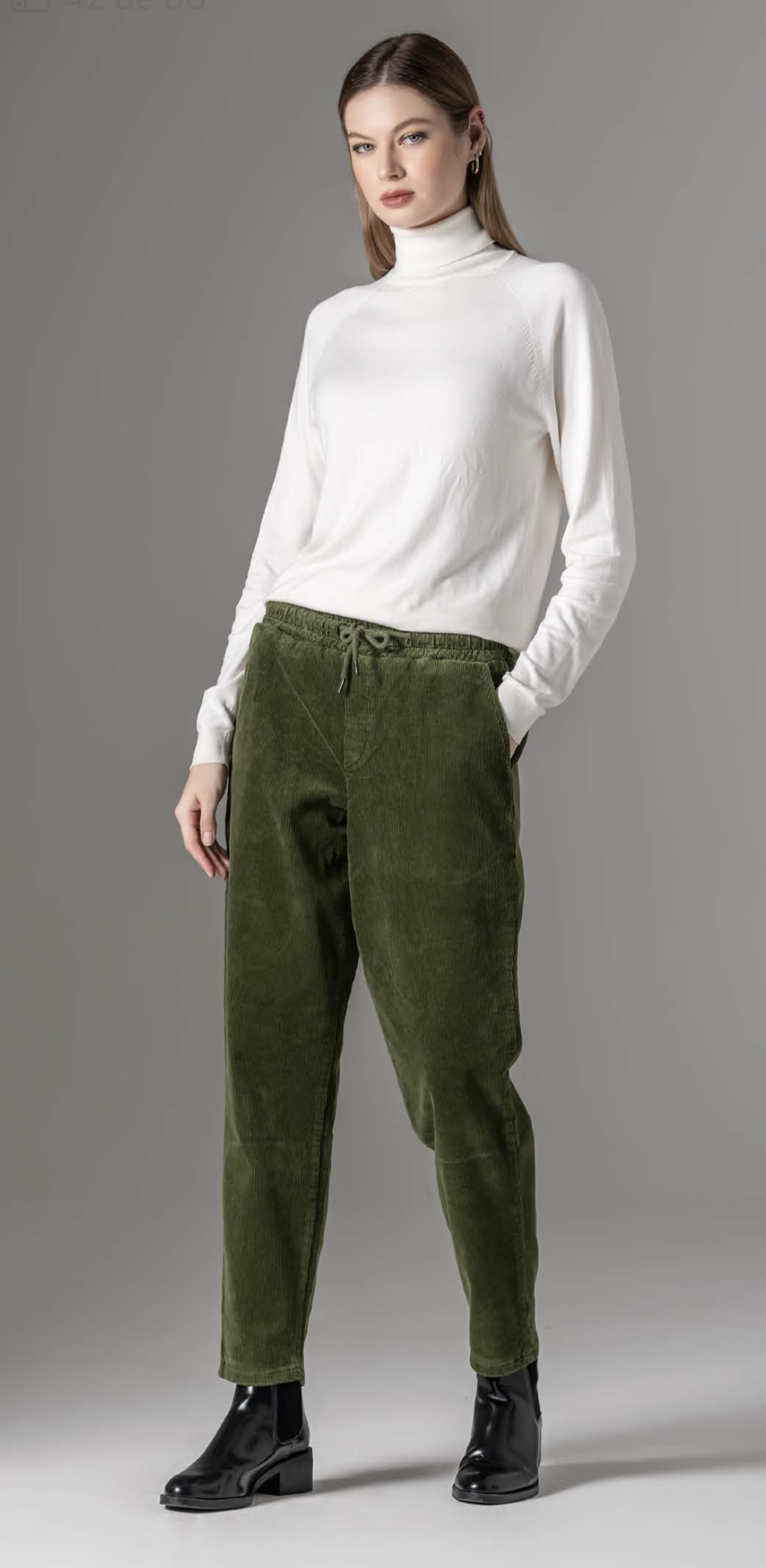 CALÇA LIBERJEANS JOGGER BOMBAZINE CORDÃO - Carla Valente