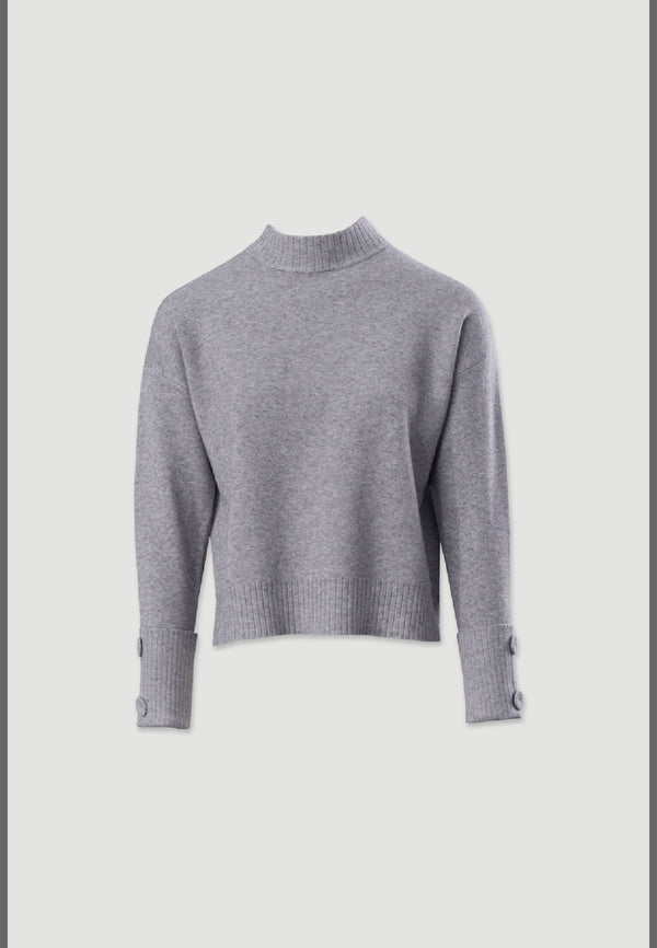 CAMISOLA FERRACHE MALHA BOTÕES PUNHOS - Carla Valente