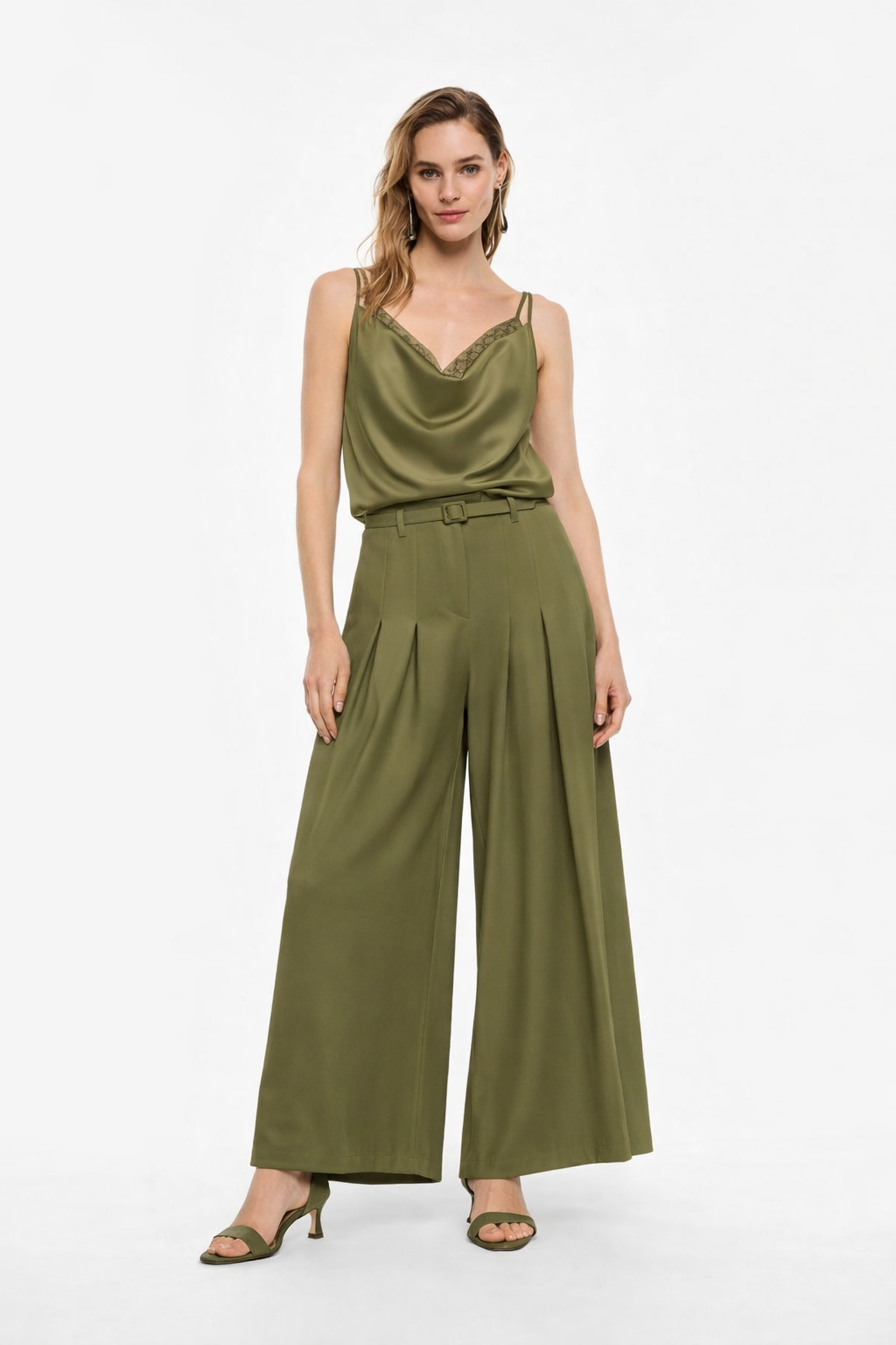 CALÇA IMPERIAL WIDE LEG C/CINTO - Carla Valente