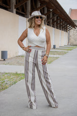 PANTALONA PHO FIRENZE DE MALHA RACHEL LUREX - Carla Valente