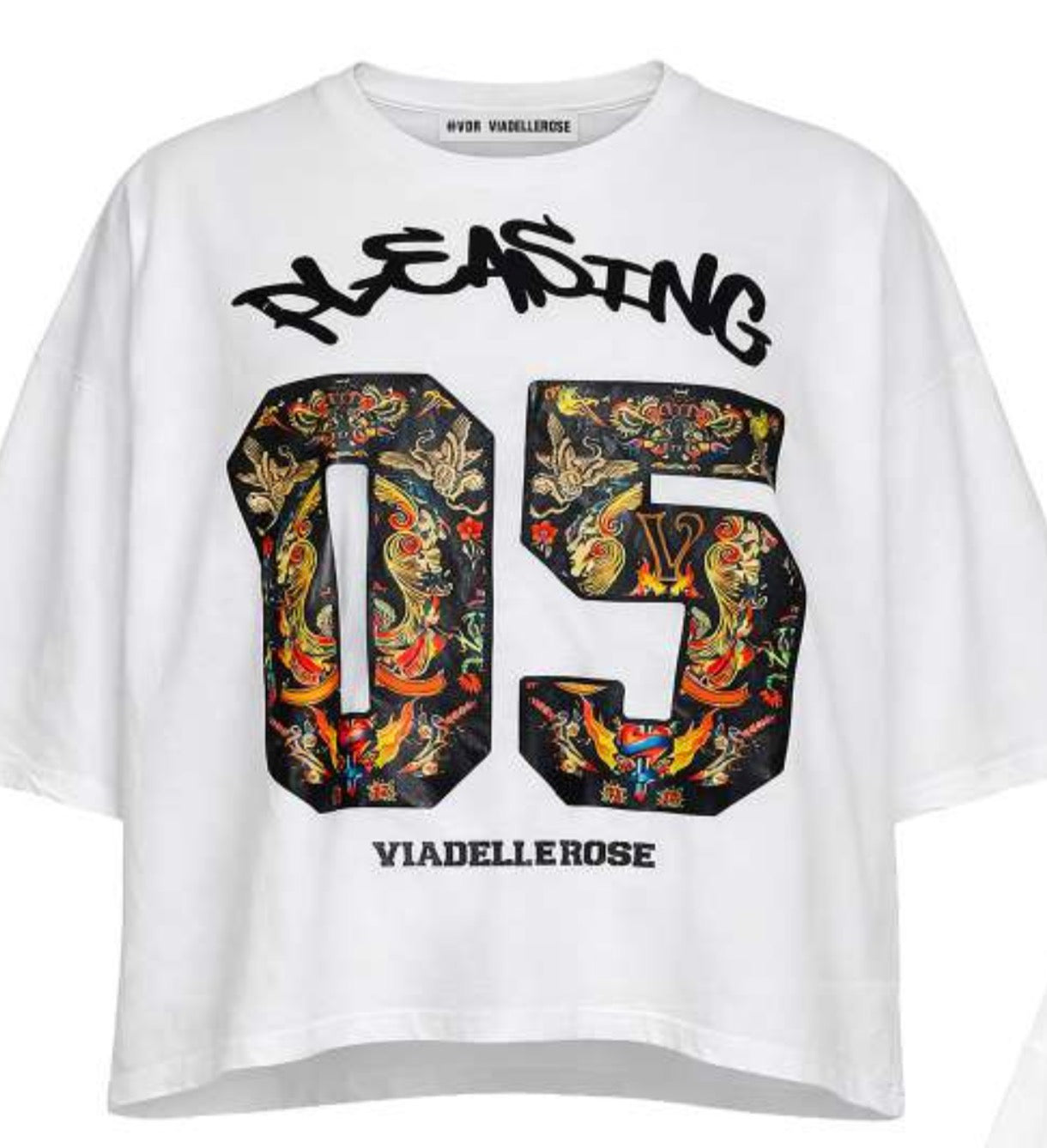 T-SHIRT VDR CROPPED PLEASE SING Nº 5 - Carla Valente
