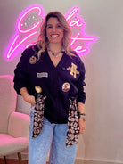 CASACO DIXIE PATCHWORKS C/ EFEITO BOLSO - Carla Valente