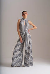 JUMPSUIT PHO FIRENZE DE MALHA ESPIGA COM LUREX - Carla Valente