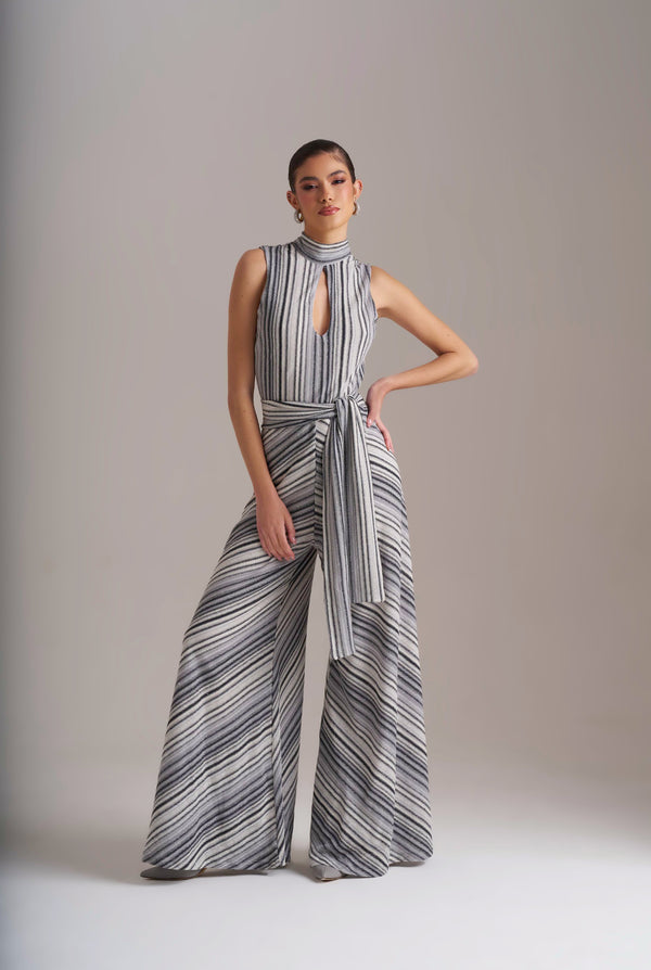 JUMPSUIT PHO FIRENZE DE MALHA ESPIGA COM LUREX - Carla Valente