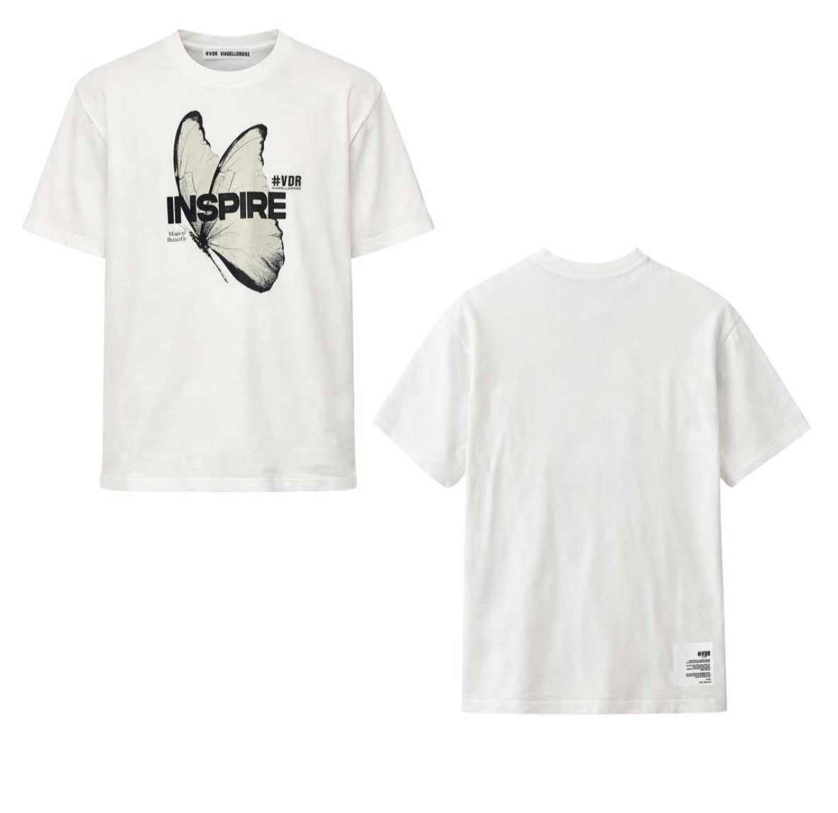 T-SHIRT VDR INSPIRE BUTTERFLY - Carla Valente
