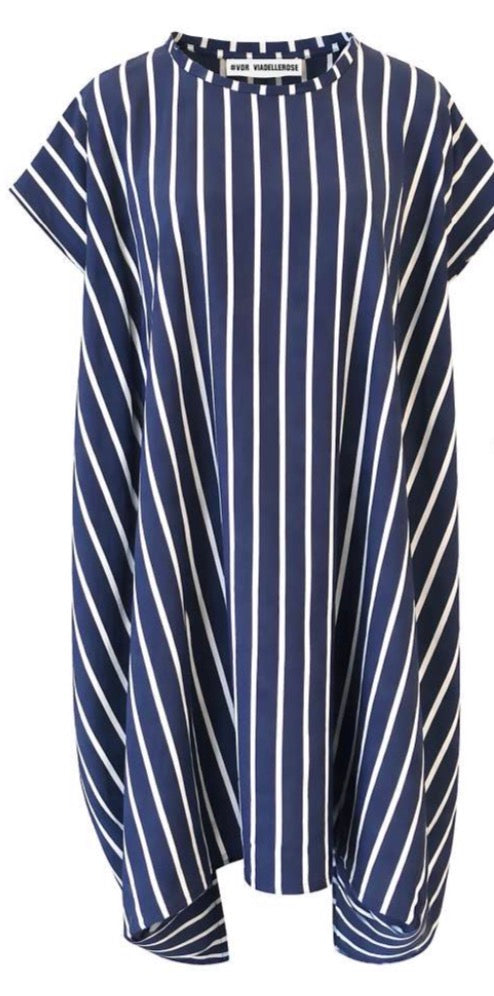 VESTIDO VDR OVERSIZE FLUÍDO AS RISCAS - Carla Valente