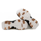 SNEAKERS RUSSELL MATOS JANE BEIGE FLORAT - Carla Valente