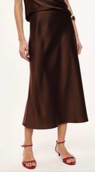 SAIA IMPERIAL ACETINADA MIDI - Carla Valente