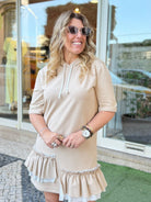 VESTIDO DIXIE BAINHA REMENDO DRAPEADO - Carla Valente