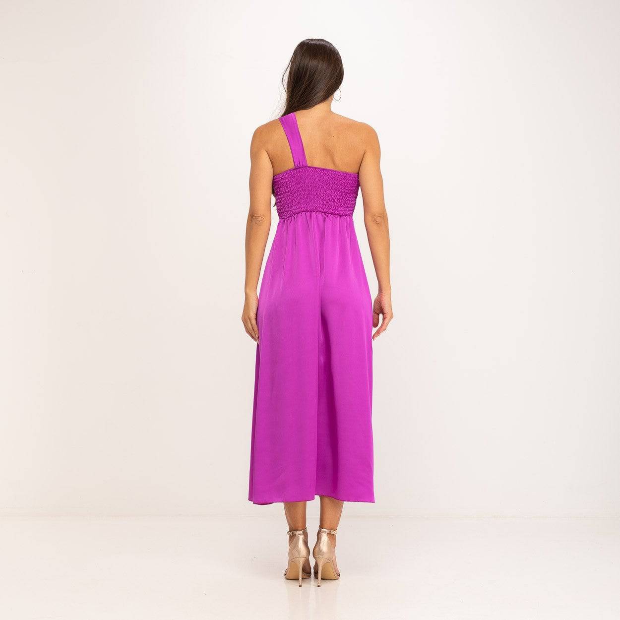 VESTIDO ASSIMÉTRICO LAÇO OMBRO - Carla Valente