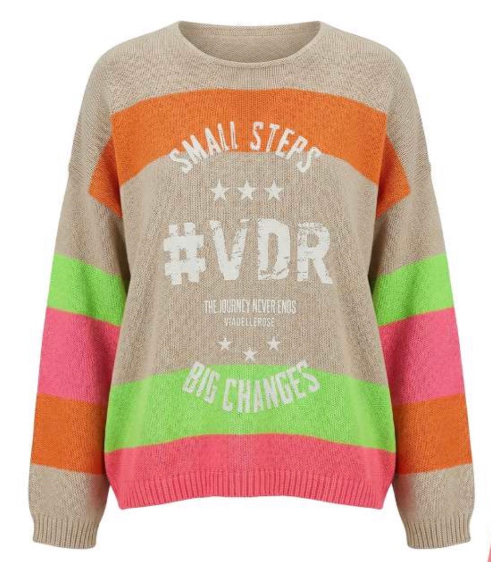 CAMISOLA VDR DE MALHA SMALL STEPS BIG CHANGES - Carla Valente