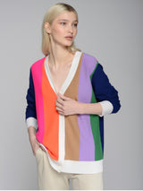 CARDIGAN VILAGALLO ALINA STRIPES