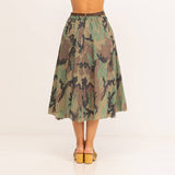 SAIA CAMUFLADA C/BOLSOS BORD.INGLS - Carla Valente