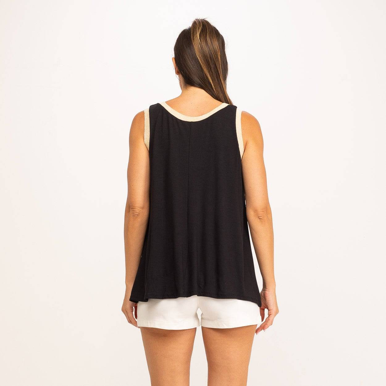 TOP MALHA APONTAMENTOS EM LUREX - Carla Valente