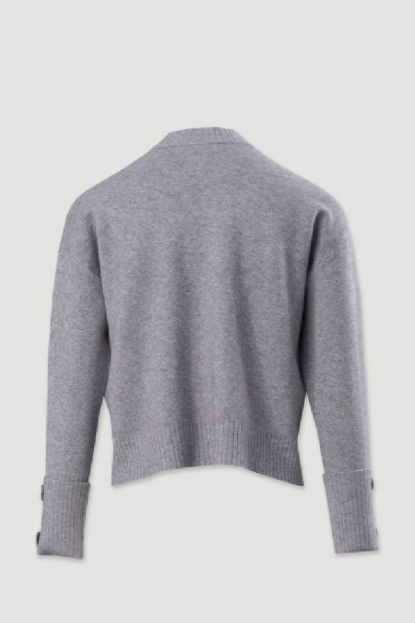 CAMISOLA FERRACHE MALHA BOTÕES PUNHOS - Carla Valente