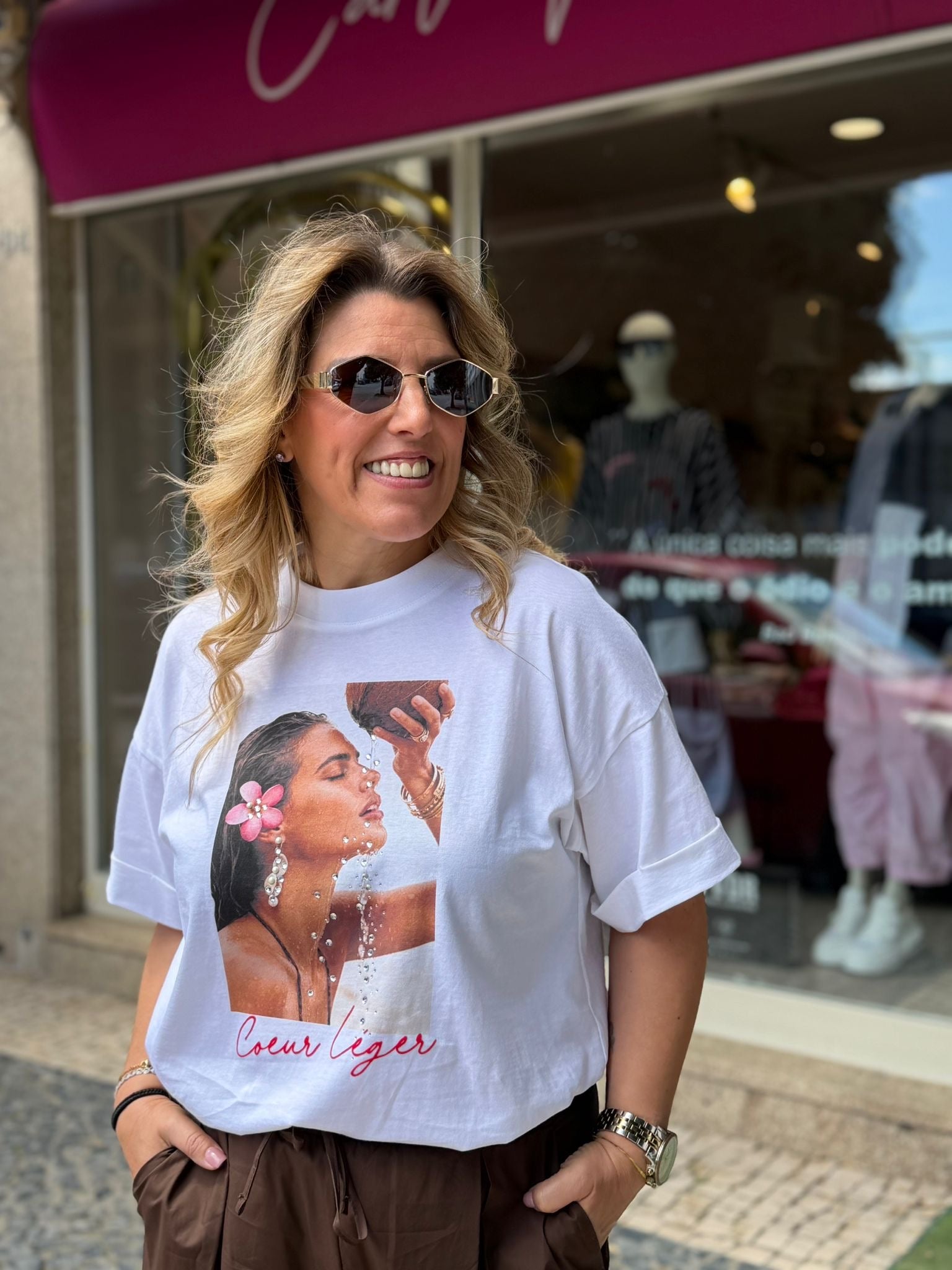 T-SHIRT IMPERIAL COUER LEGER - Carla Valente