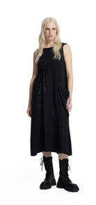 VESTIDO VDR MANGA CAVA OMBROS FRANZIDOSL - Carla Valente