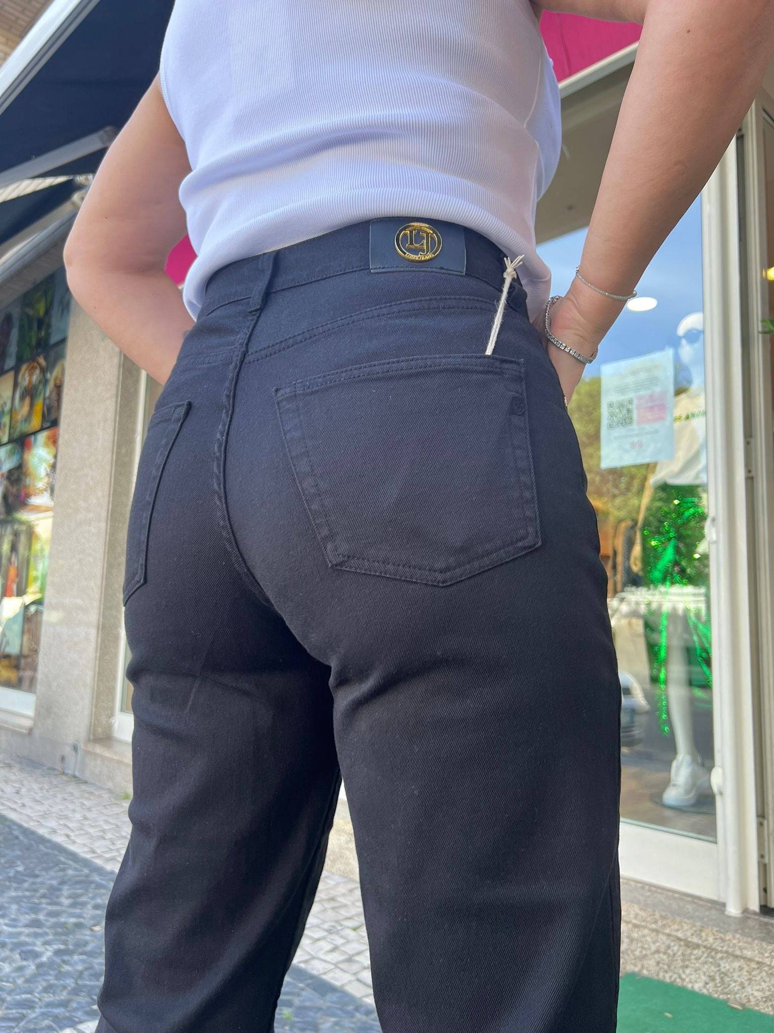 CALÇA LIBERJEANS MOM FIT SARJA - Carla Valente