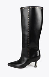 BOTA LOLA CASADMNT CANO ALTO TACÃO PERSONALIZADO E TACHAS - Carla Valente