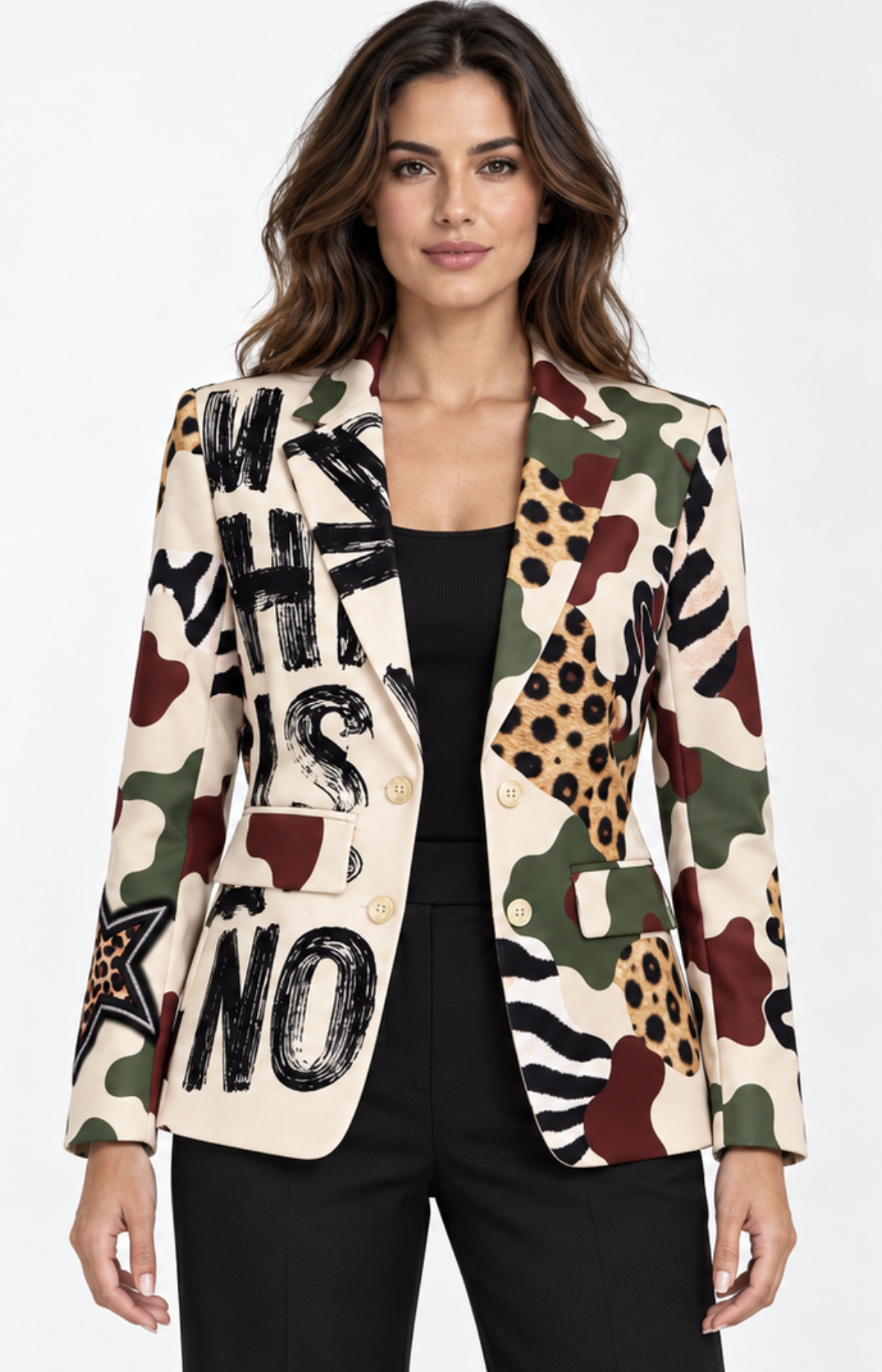 BLAZER PLEASE C/ DESENHOS E OLHO - Carla Valente
