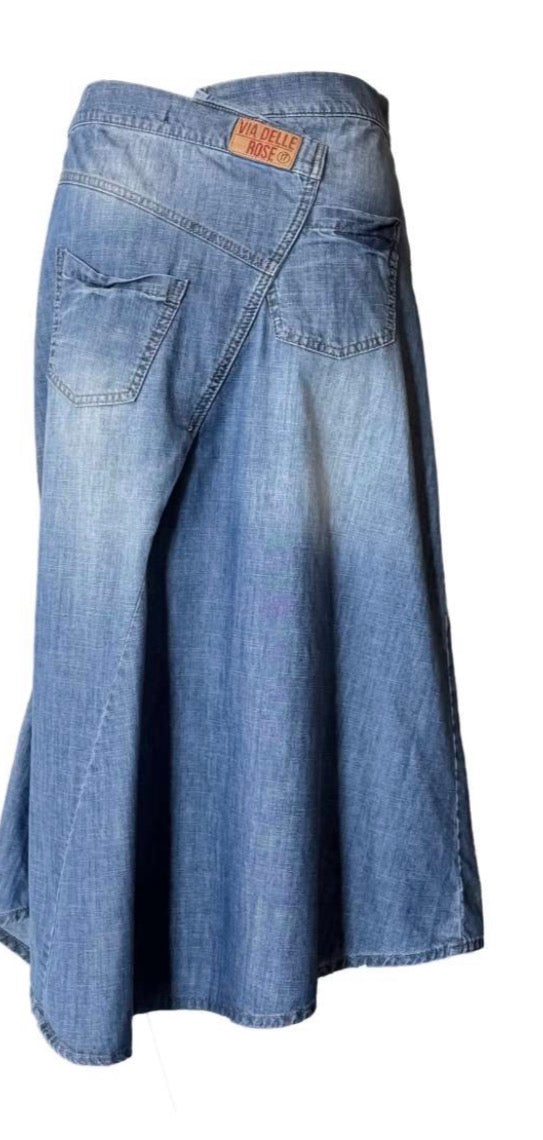 SAIA VDR ASSIMÉTRICA JEANS - Carla Valente