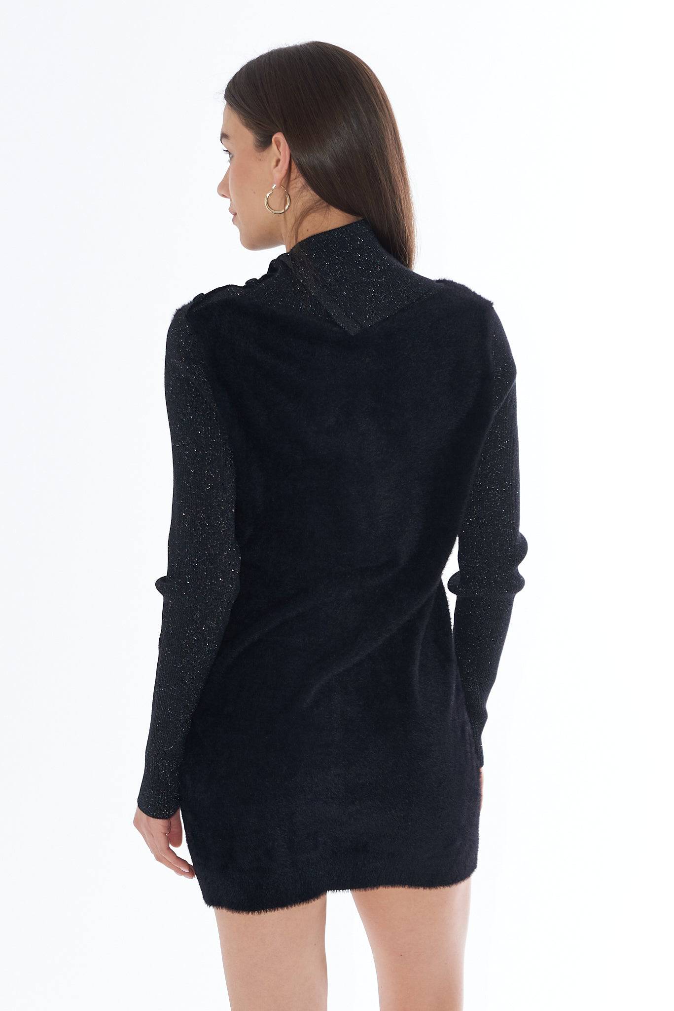 VESTIDO YES ZEE  MALHA  COM EFEITO MOHAR - Carla Valente