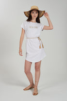 VESTIDO YES ZEE MALHA MACIA APLICAÇÕES - Carla Valente