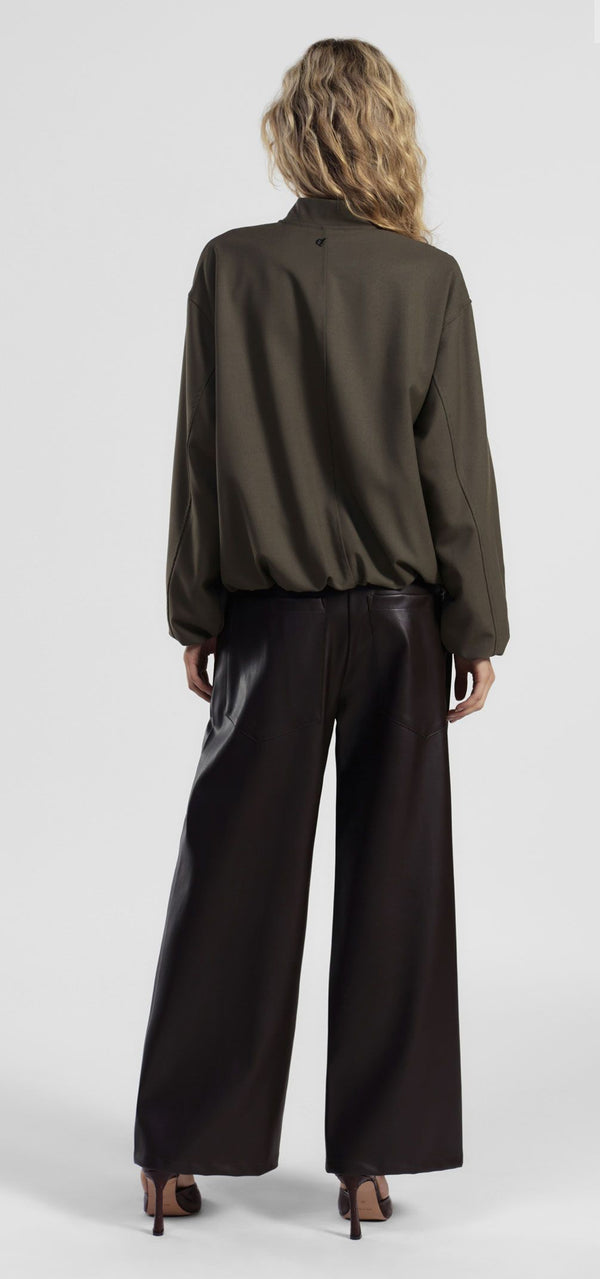 CALÇA DIXIE PALAZZO BOLSOS LATERAIS - Carla Valente