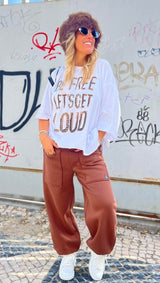 T-SHIRT VDR OVERSIZED  “BE FREE LET’S BE - Carla Valente