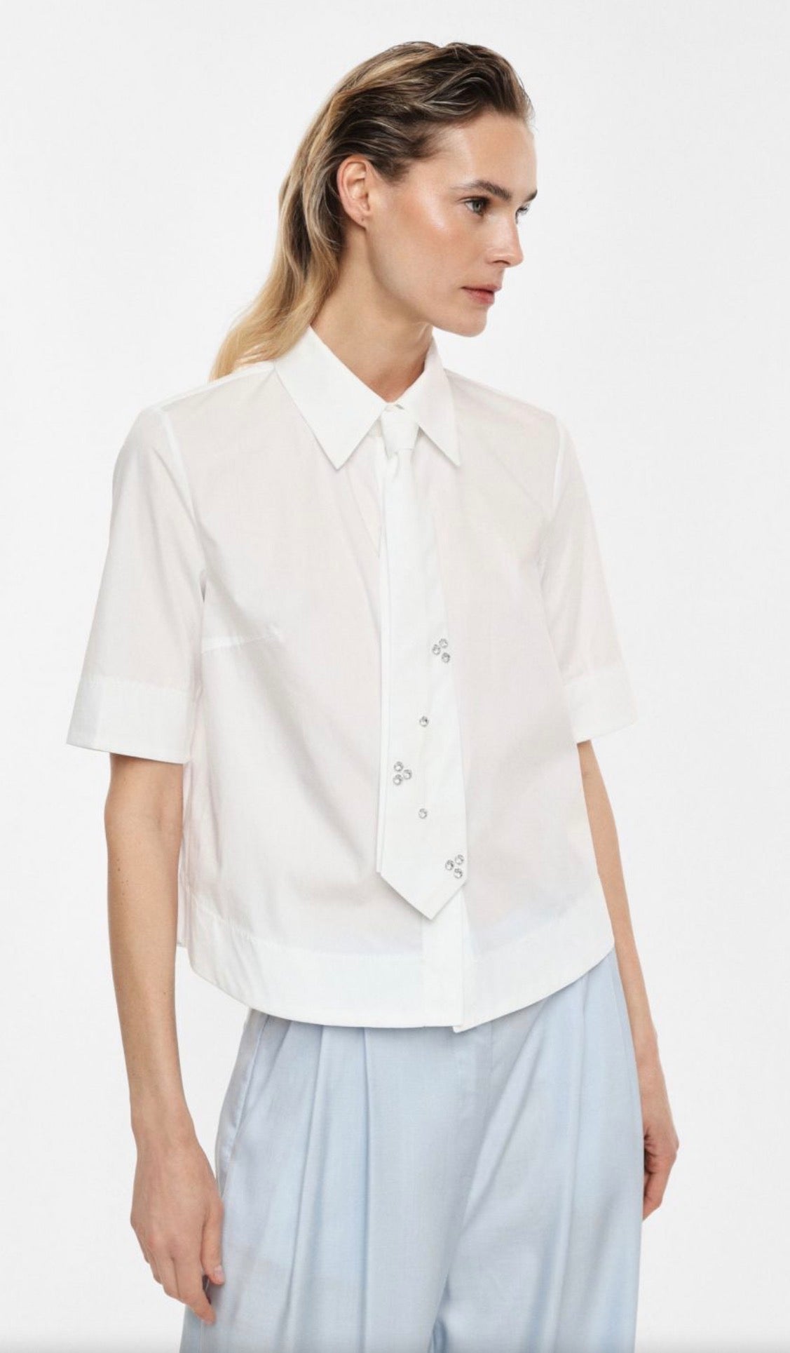 CAMISA IMPERIAL GRAVATA APLICAÇÕES - Carla Valente