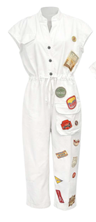 JUMPSUIT VDR COM PATCHWORKS - Carla Valente