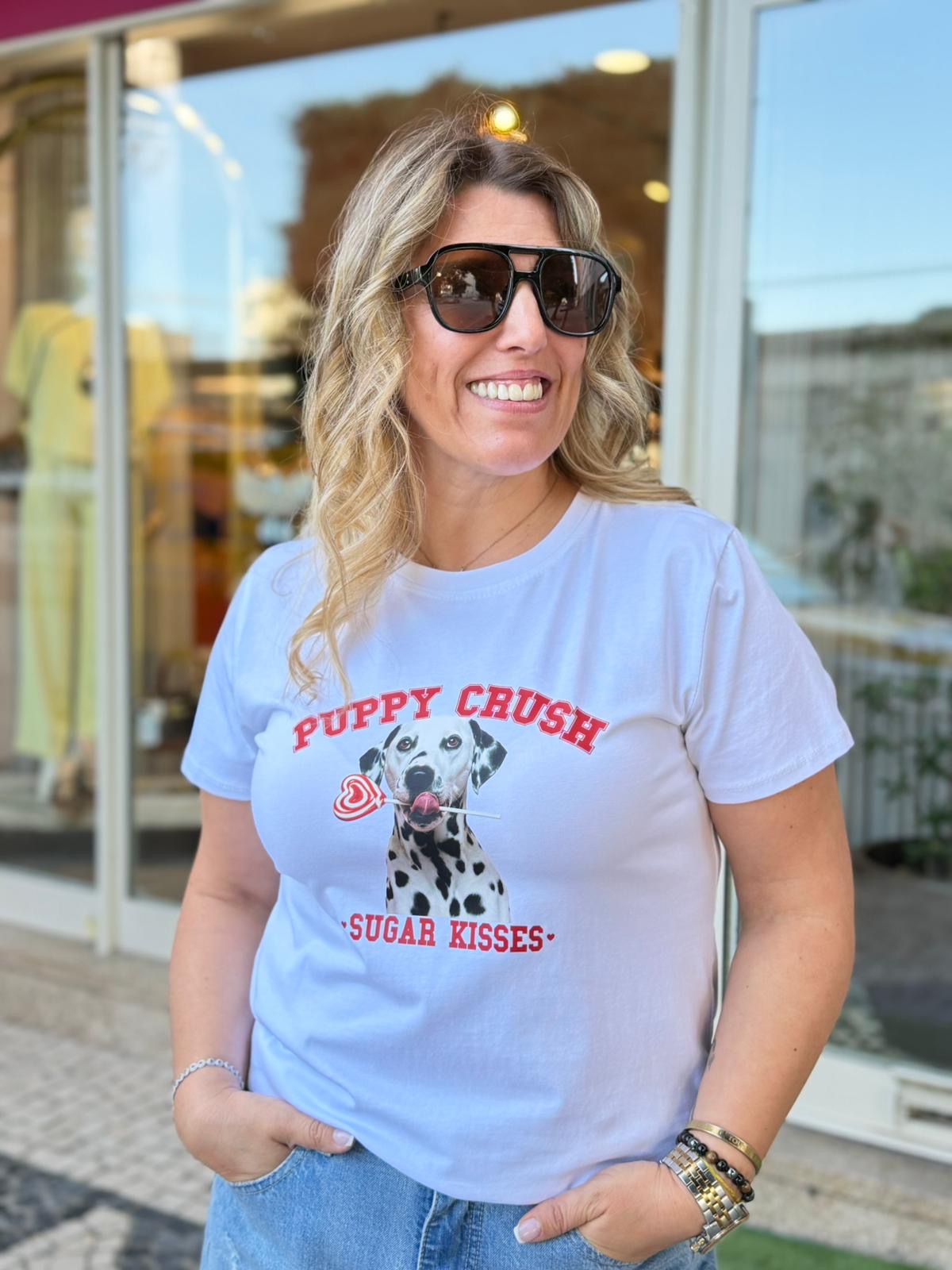 T-SHIRT PLEASE PUPPY CRUSH - Carla Valente