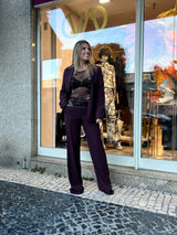 CALÇA PLEASE FATO LISTRADA - Carla Valente