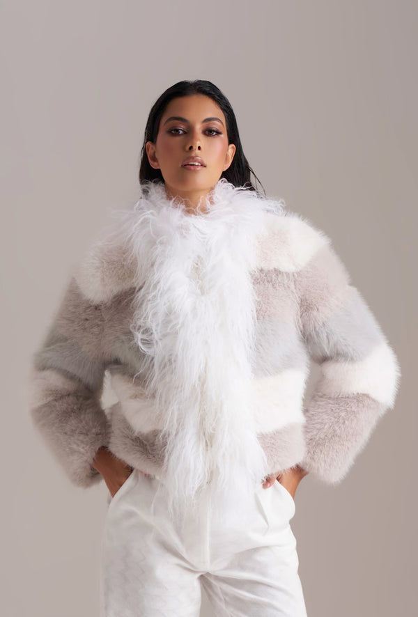 CASACO PHO FIRENZE TIE DYE DE PELO SINTÉTICO - Carla Valente