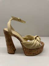 SANDÁLIA CARRANO MEIA PATA SOLA CORTIÇA TIRA COM NÓ - Carla Valente