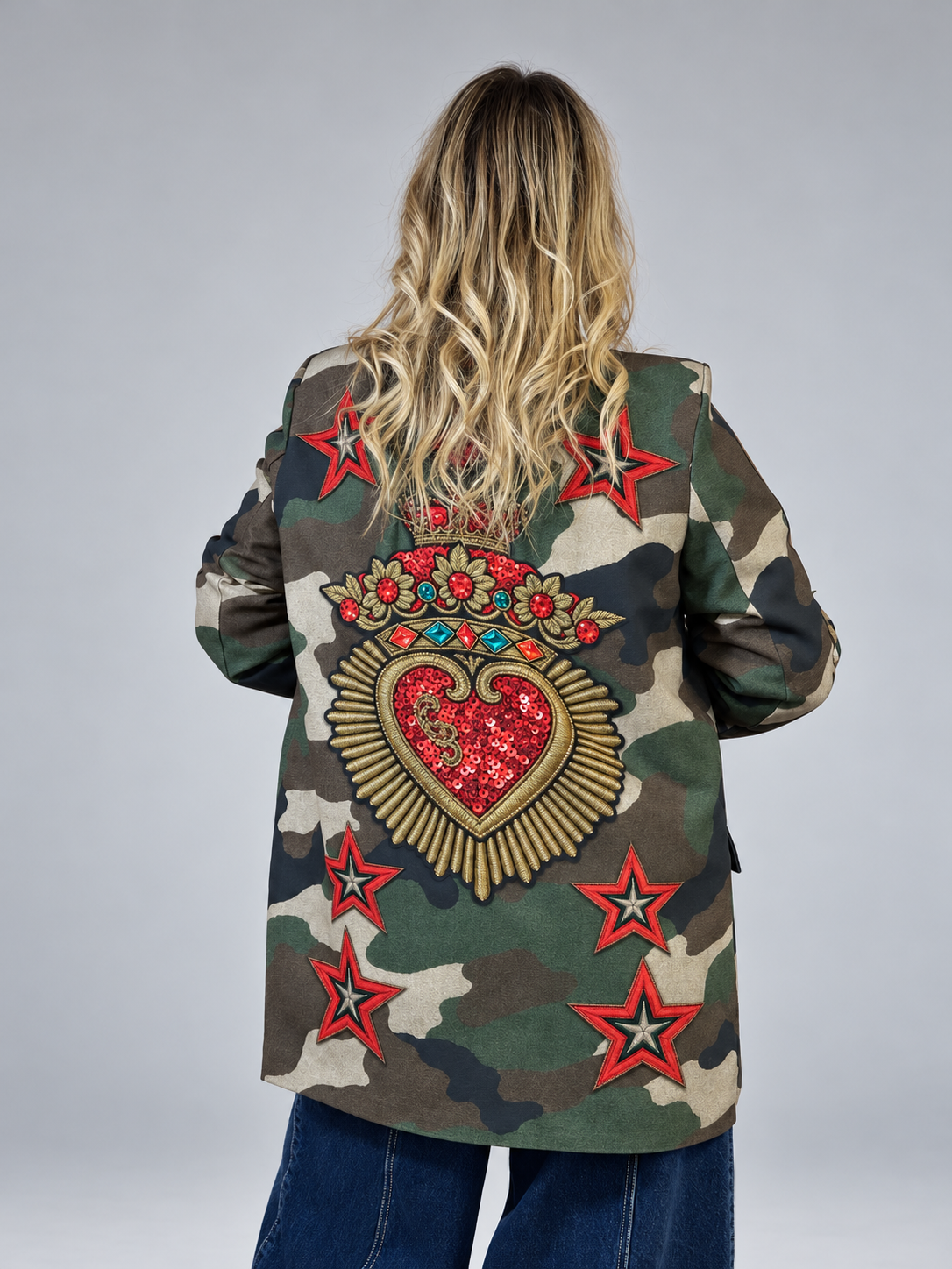 BLAZER ALBNS OVERSIZE FORRADA SAGRADO CORAÇÃO - Carla Valente