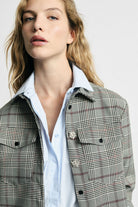 Please C024ETX000 tartan creme e bordô