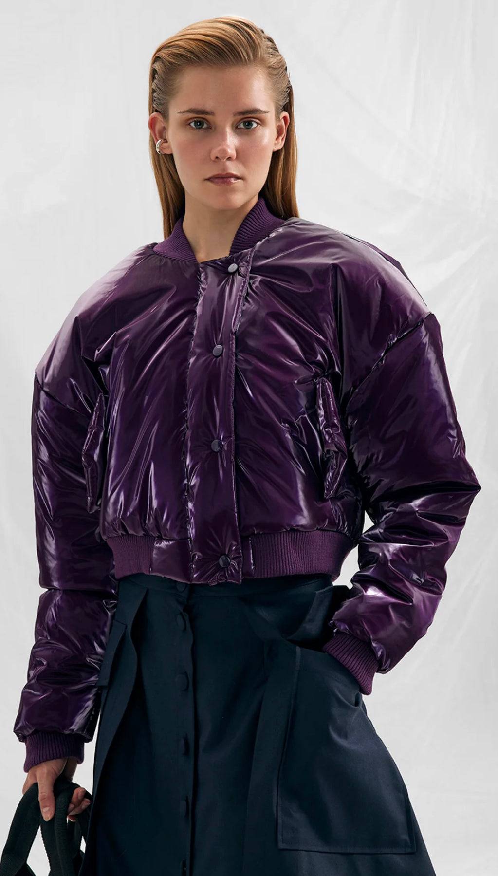BOMBER VDR ACETINADO - Carla Valente