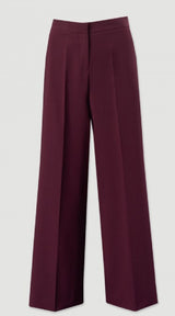 CALÇA FERRACHE WIDE LEG ELÁSTICO NA CINTURA - Carla Valente